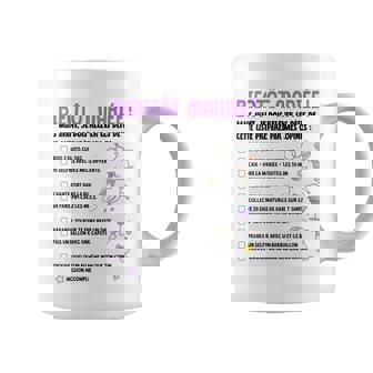 Enterrement De Vie De Jeune Fille Evjf Liste Jeux Humour Avec Col En V Tasse - Cadeauxyz