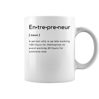 Entrepreneur Boss Lady Boss Man Hustle Ceo Startup Coffee Mug | Crazezy