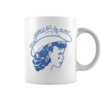 Even Cowgirls Get The Blues Coffee Mug | Mazezy CA