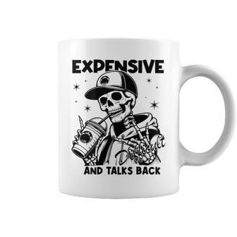 Expensive Difficult And Talks Back Fathers Day On Back Coffee Mug - Thegiftio UK