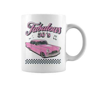 Fabulous Fifties Rock And Roll 50S Vintage Classic 1950S Car Coffee Mug - Monsterry UK