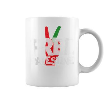 Falasn Palestine Patriotic Graphic Coffee Mug | Mazezy