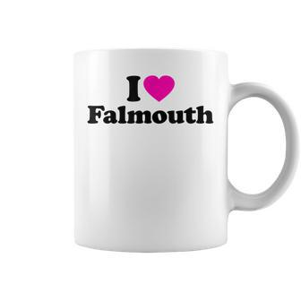 Falmouth Love Heart College University Alumni Coffee Mug | Crazezy CA