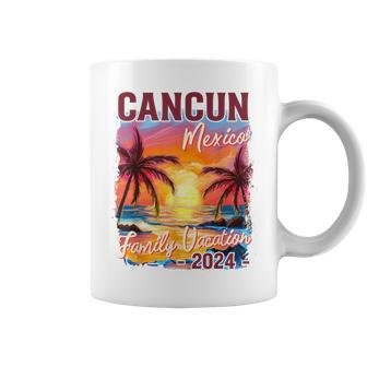 Family Vacation Cancun Mexico 2024 Summer Trip Matching Coffee Mug - Seseable