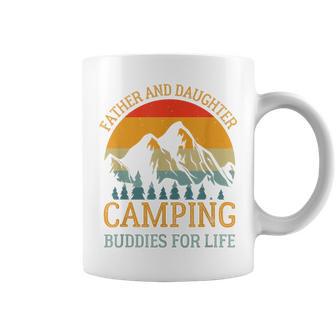 Father And Daughter Camping Buddies For Life For Dad Coffee Mug - Monsterry AU