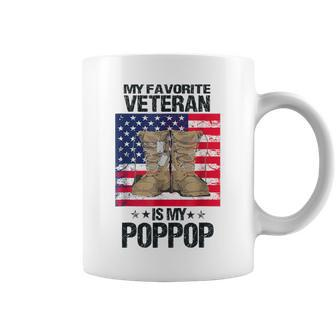 Father Veterans Day My Favorite Veteran Is My Poppop Coffee Mug - Seseable