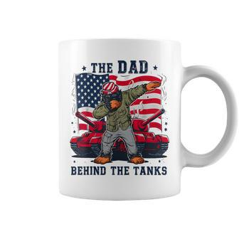 Father's Day Military Guard Dad 4Th July American Flag 2024 Coffee Mug - Thegiftio UK