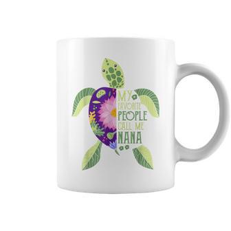 My Favorite People Call Me Nana Turtle Lover Mother's Day Coffee Mug - Monsterry