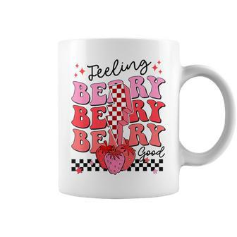 Feeling Berry Good Strawberry Festival Season Girls Coffee Mug | Mazezy DE