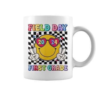 Field Day 2024 First Grade Fun Day Sunglasses Field Trip Coffee Mug - Monsterry DE