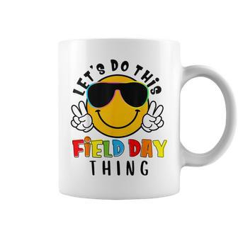 Do This Field Day Thing Sunglasses Hippie Face Boys Student Coffee Mug - Monsterry