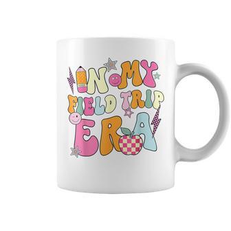 In My Field Trip Era Retro Groovy Teacher Field Day 2024 Coffee Mug - Seseable