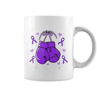 Fight Lupus Purple Awareness Ribbon Lupus Fighter Men Coffee Mug - Monsterry CA