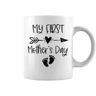 My First Mother's Day For New Mom Pregnancy Announcement Coffee Mug | Mazezy