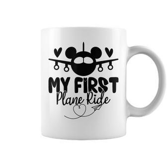 My First Plane Ride My 1St Flight Airplane Lovers Coffee Mug | Mazezy DE