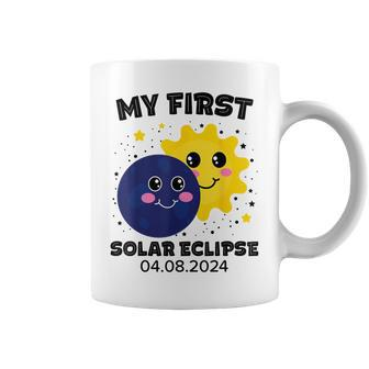 My First Solar Eclipse Toddler Boys Girls 2024 Solar Eclipse Coffee Mug | Mazezy