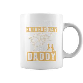 First Time Daddy New Dad 2024 Fathers Day Coffee Mug - Seseable