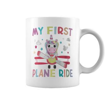 First Time Flying My First Airplane Ride Boys Girls Coffee Mug - Monsterry