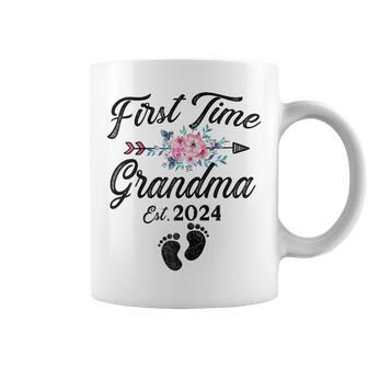 First Time Grandma 2024 Mother's Day Soon To Be Grandma 2024 Coffee Mug - Monsterry