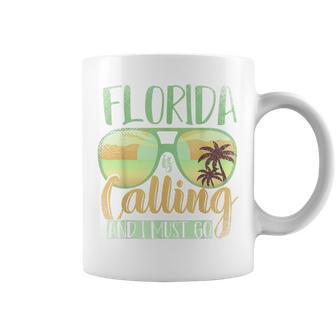 Florida Ruft Mich Und Ich Muss Gehen Florida White Tassen - Seseable