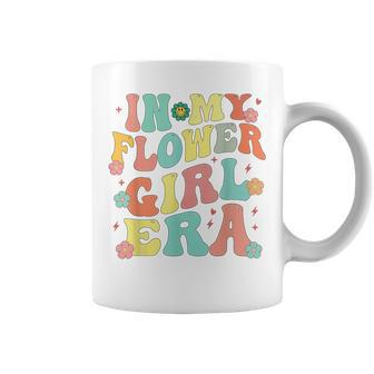 In My Flower Girl Era Retro Groovy Cute Flower Girl Coffee Mug - Seseable