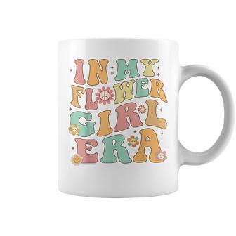 In My Flower Girl Era Retro Groovy Flower Girl Cute Coffee Mug - Monsterry UK