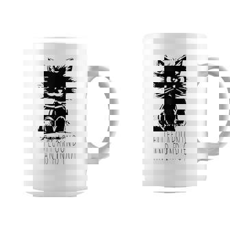 Fluff Around And Find Out Cute Cat Lover Cat Owner Coffee Mug - Seseable