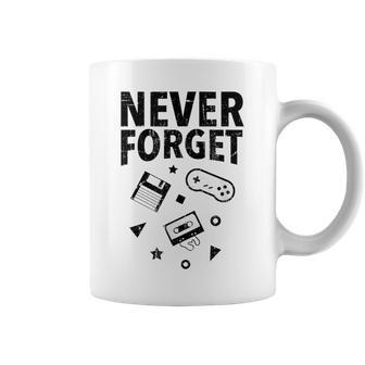 Never Forget 90S Distressed Coffee Mug - Monsterry