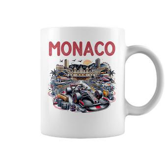 Formula Monaco City Monte Carlo Circuit Racetrack Travel Coffee Mug - Monsterry