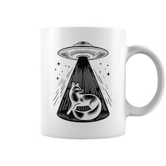 Fox Dad Mom Lover Alien Ufo Coffee Mug - Monsterry UK