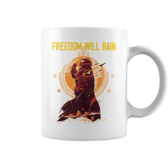 Freedom Will Rain Hell Of Diver Helldiving Lovers Outfit Coffee Mug - Seseable