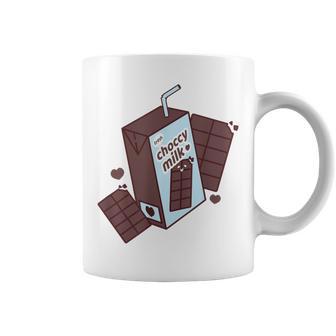 Fresh Choccy Milk Kawaii Meme Aesthetic Juice Box Coffee Mug - Monsterry DE