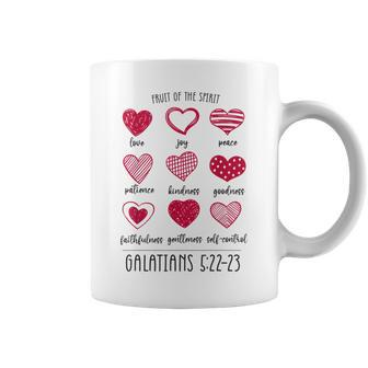 Fruit Of The Spirit Heart Galatians 5 22 23 Coffee Mug - Monsterry