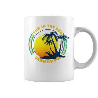 Fun In The Sun Dawn Surfing By Asj Coffee Mug - Thegiftio UK