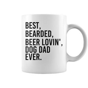 Bearded Dad Beer Lover Dog Owner Coffee Mug - Monsterry CA