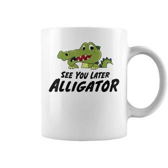 Crocodile See You Later Alligator Coffee Mug - Monsterry