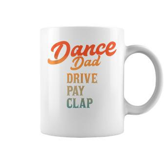 Dad Dance Retro Proud Dancer Dancing Father's Day Coffee Mug - Seseable