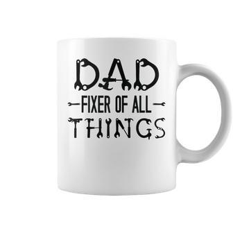 For Father's Day Quote Dad Fixer Of Things Coffee Mug - Seseable