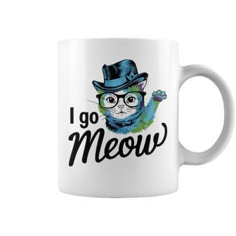I Go Meow Cute Singing Cat Meme Coffee Mug - Monsterry