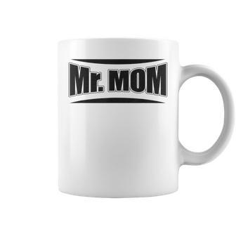 Hilarious Mr Mom Strong Father Pun Coffee Mug - Monsterry UK