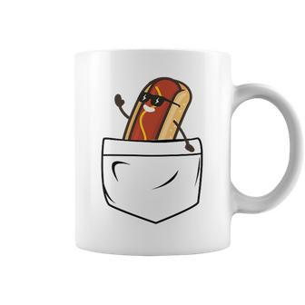 Hotdog In A Pocket Meme Grill Cookout Barbecue Joke Coffee Mug - Monsterry DE
