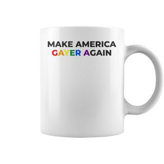 Lgbt Make America Gayer Again Lesbian Coffee Mug - Monsterry UK