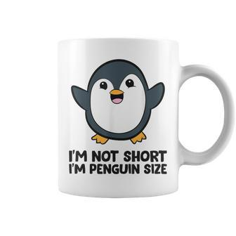 Penguin Lover I'm Not Short I'm Penguin Size Coffee Mug - Thegiftio UK