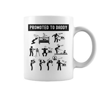 Promoted To Daddy Baby For New Daddy 2024 Coffee Mug - Seseable