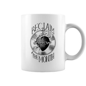 Reclaim The Month Sacred Of Heart Of Jesus Coffee Mug - Monsterry
