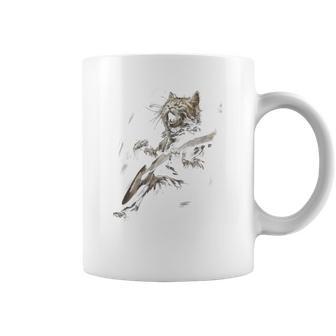 Rock Cat Singing And Playing Guitar Coffee Mug - Monsterry UK