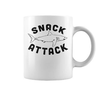 Shark Great White Foodie Snack Attack Coffee Mug - Monsterry CA