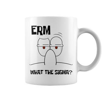 What The Sigma Ironic Meme Brainrot Quote Coffee Mug - Monsterry DE
