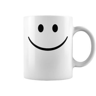 Smiling Emoticon Happy Face Smile Coffee Mug | Mazezy