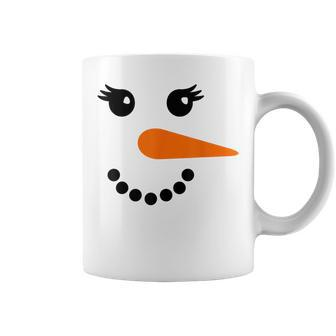 Snowman Face Family Matching Christmas Costume Coffee Mug - Seseable